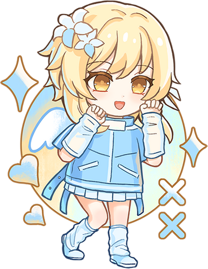 Genshin Impact Cue Chibi Acrylic Keychain