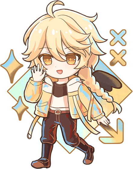 Genshin Impact Cue Chibi Acrylic Keychain