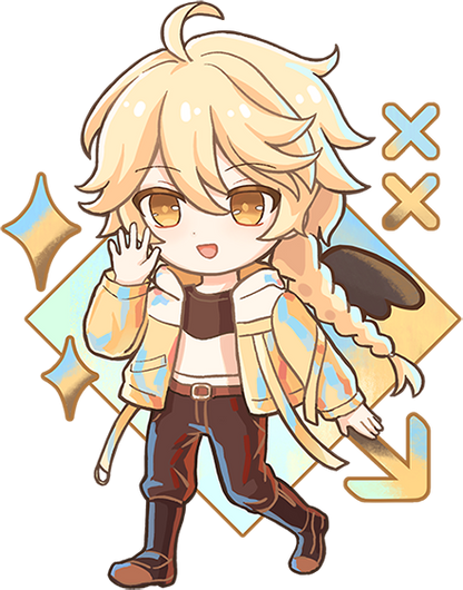 Genshin Impact Cue Chibi Acrylic Keychain