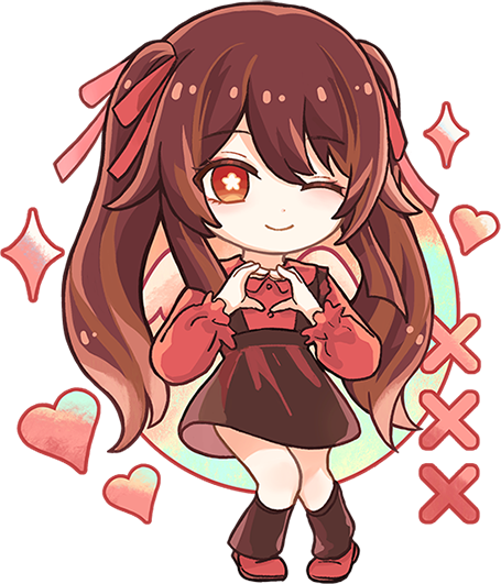 Genshin Impact Cue Chibi Acrylic Keychain