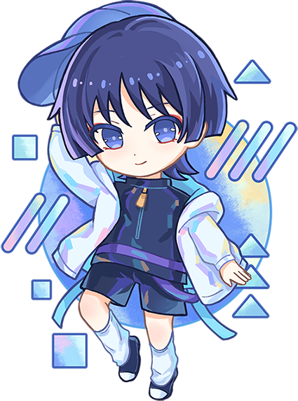 Genshin Impact Cue Chibi Acrylic Keychain