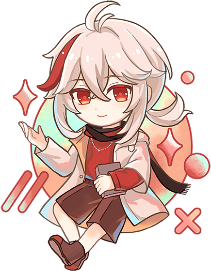 Genshin Impact Cue Chibi Acrylic Keychain