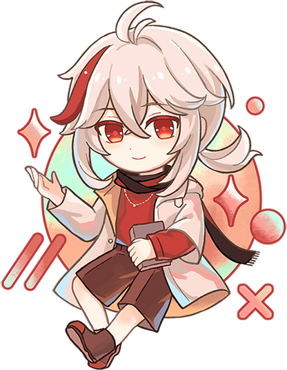 Genshin Impact Cue Chibi Acrylic Keychain