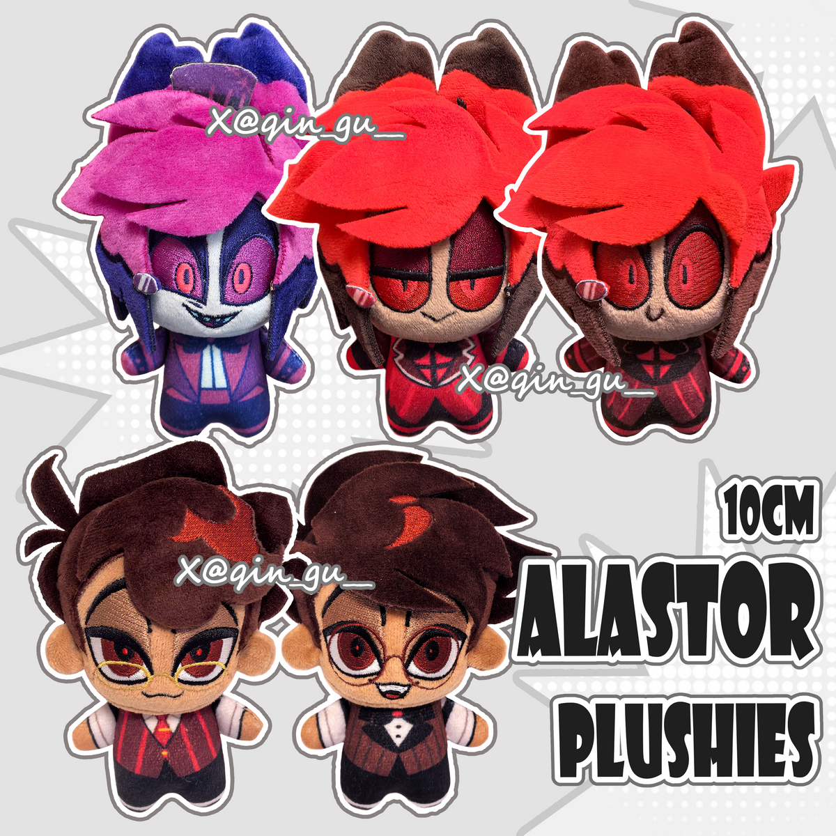 [Pre-order] HH Alastor 10cm plush doll