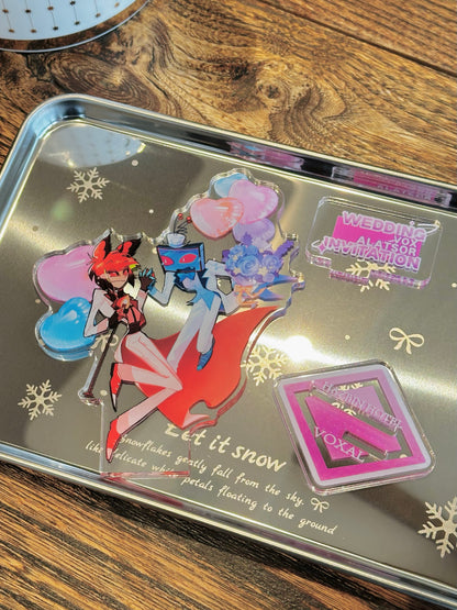 [in-stock]HH-VOXAL-StaticRadio Acrylic Double-Socket Stand