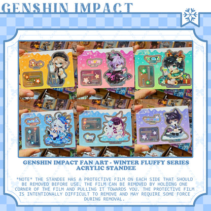 [Pre-order]GenshinImpact FanArt WinterFluffy Series  Acrylic Standee