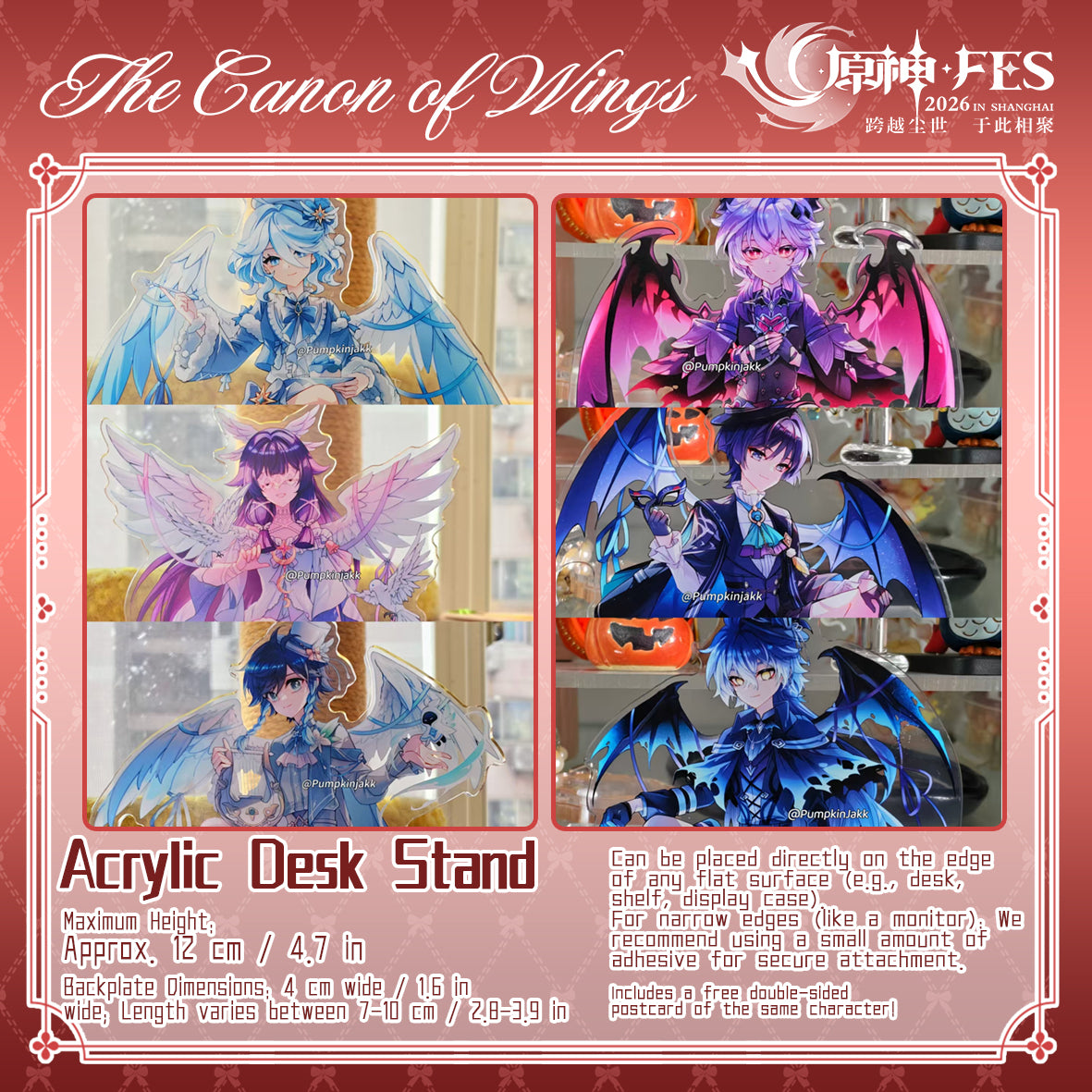 Genshin Impact-The Canon Of Wings-AcrylicDeskStand