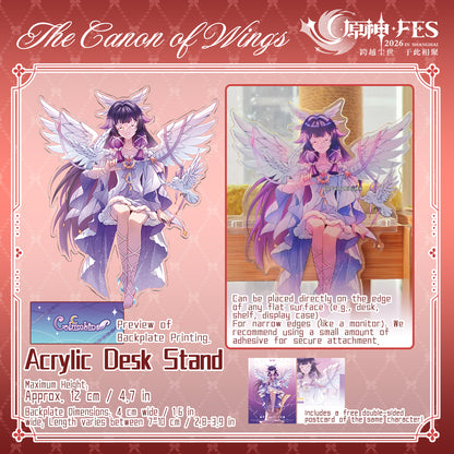 Genshin Impact-The Canon Of Wings-AcrylicDeskStand