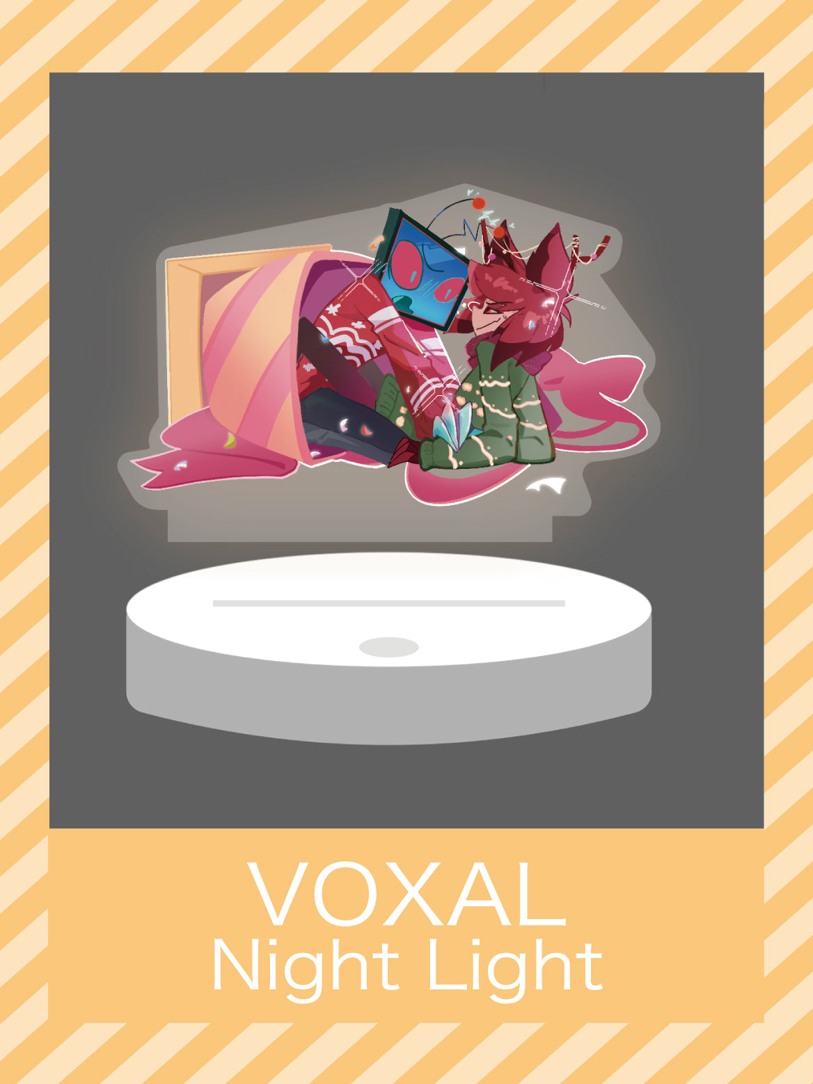 [in-stock] HH-VOXAL-StaticRadio Acrylic Night light