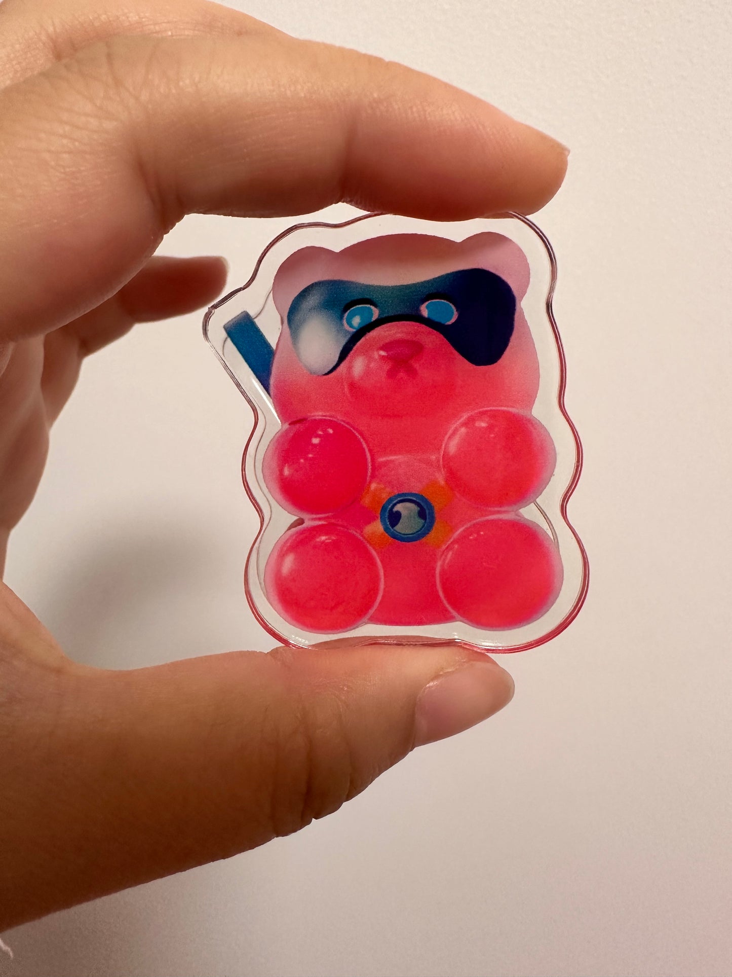 Superhero Bear Fruit Gummy Pouch