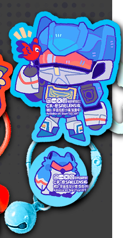 TFO High-guards Linked Acrylic Keychain