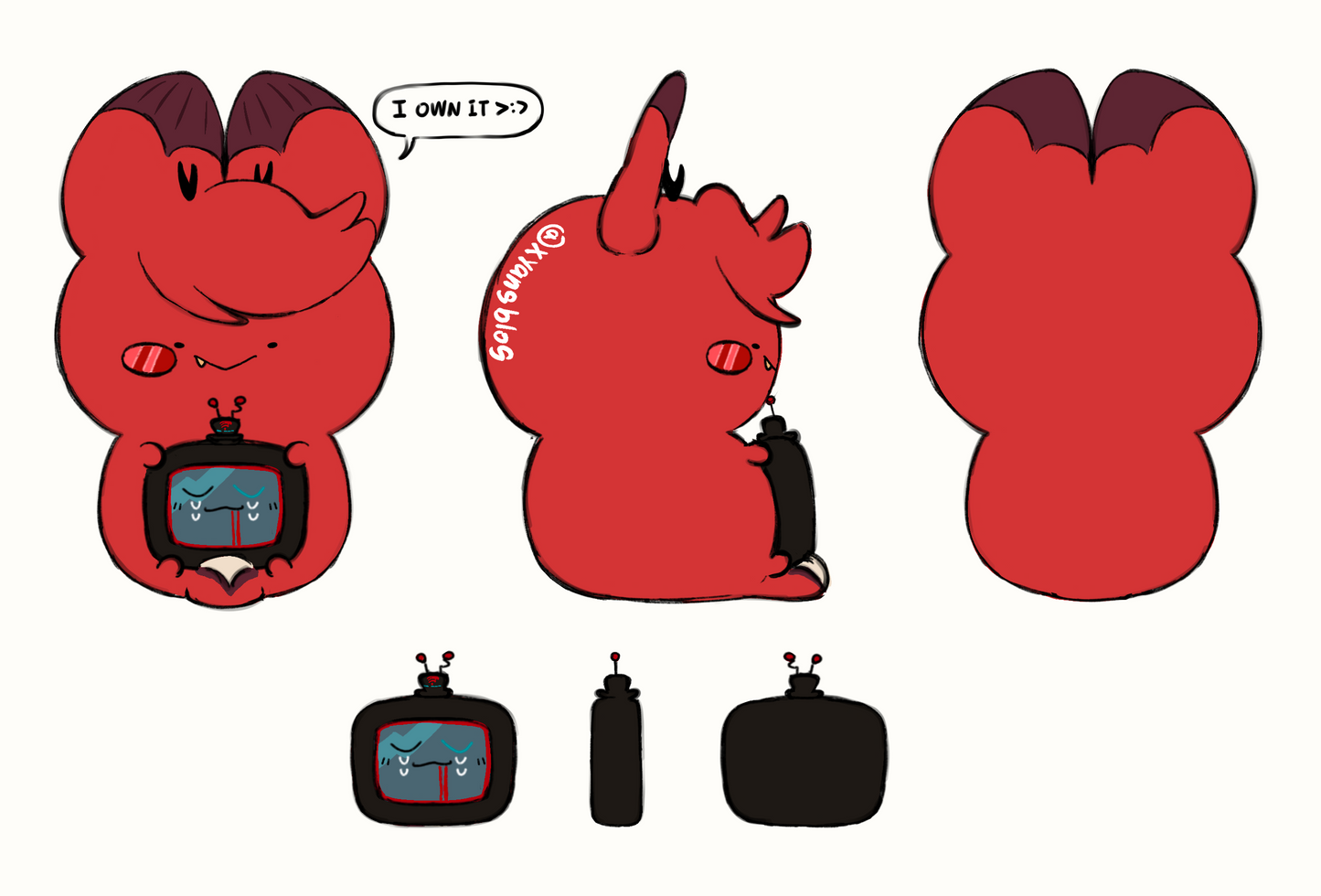 15cm radiostatic plush doll