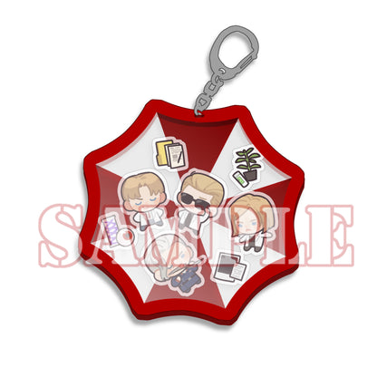 [Pre-order]Resident Evil acrylic keychains / stickers / food-themed coasters