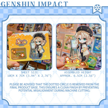 [Pre-order]GenshinImpact FanArt WinterFluffy Series  Acrylic Standee