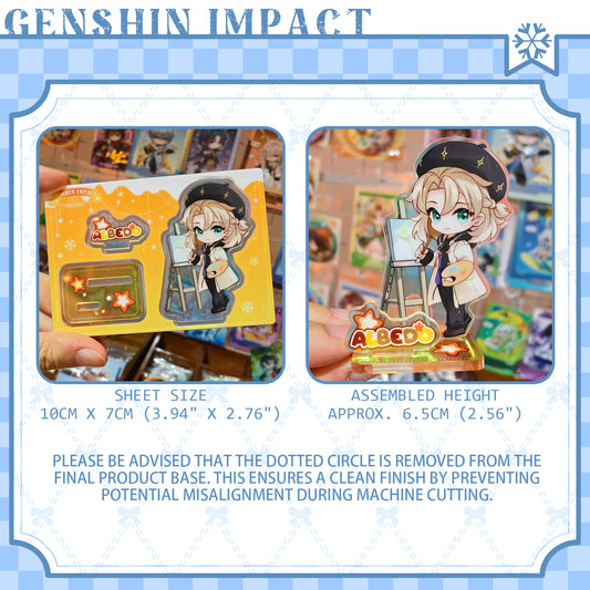 [Pre-order]GenshinImpact FanArt WinterFluffy Series  Acrylic Standee