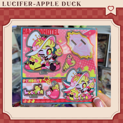 HH Lucifer Morningstar-Fan Art Acrylic Standee-Duck Baby Series