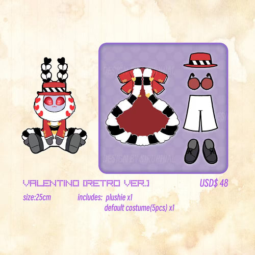 Pre-order Retro Val & Vox Plushies