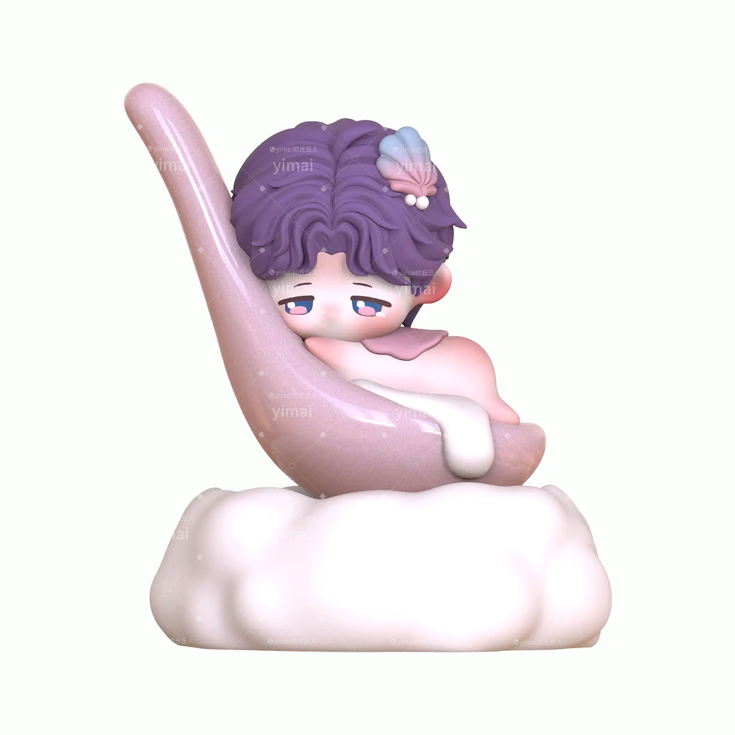 [Pre-order] Rotatable Glutinous Rice Ball Lying Chibi Figure