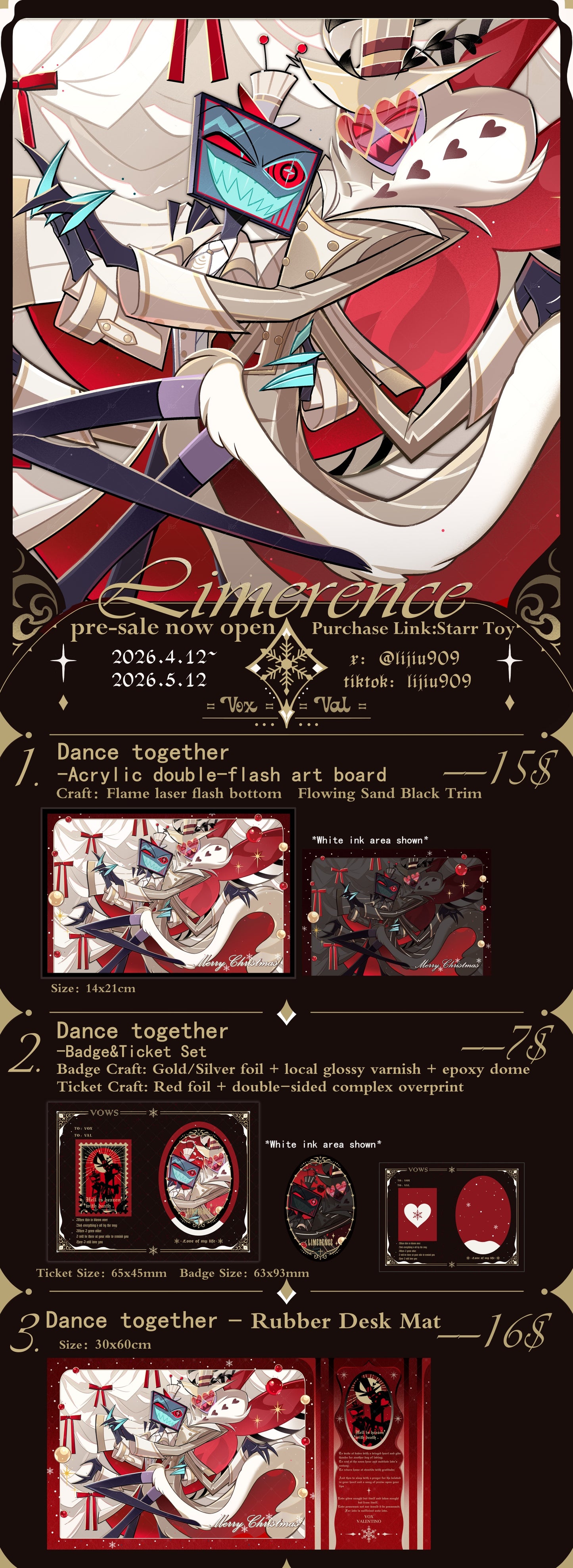 [pre-order] HH-VoxVal -Dance together Products