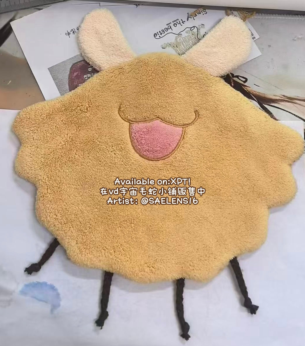 [Pre-order]Silksong Flea Hanging Hand Towel(20cm) & Plush Keychain(10cm with squeaker)