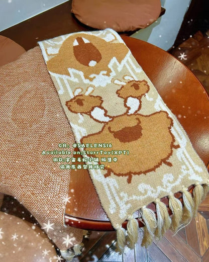 [Pre-order] Silksong Hornet& Fleas Knitted Scarf