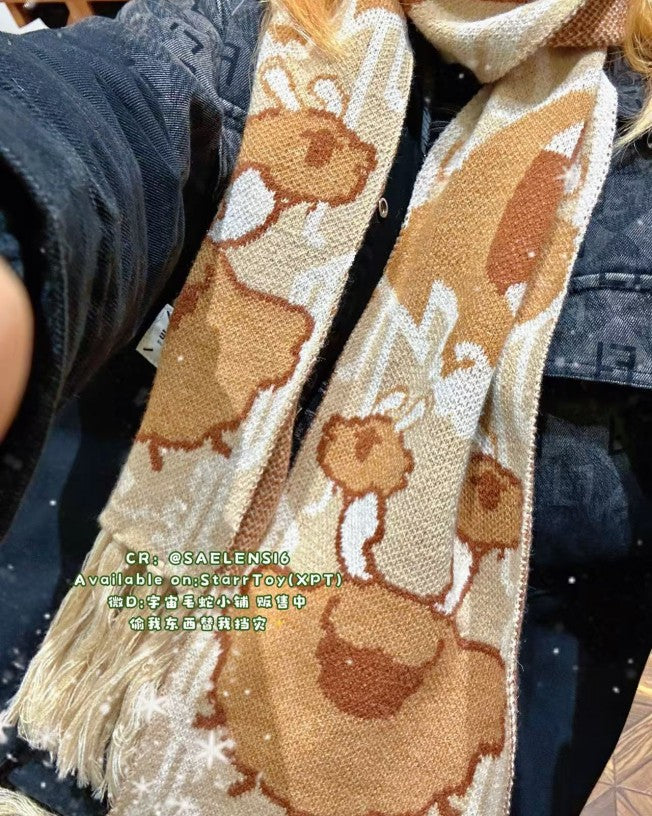 [Pre-order] Silksong Hornet& Fleas Knitted Scarf