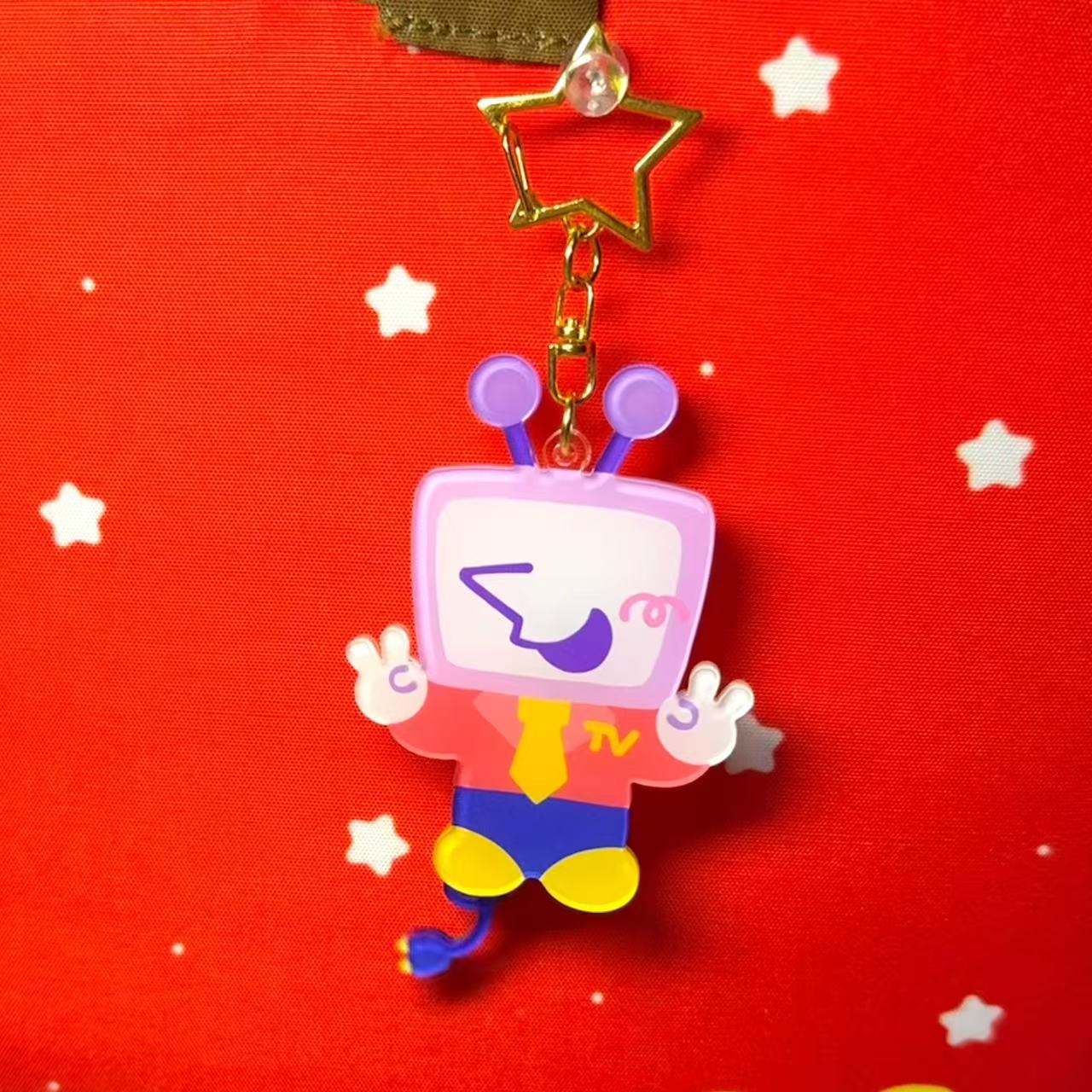 【Tenna】Wagging tail acrylic pendant