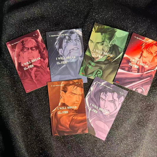 [In stock] Superman & Bat Family Imitation Signature Cards Set