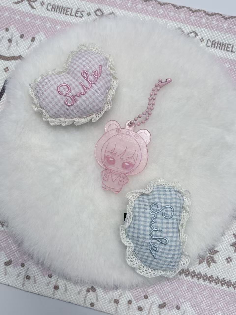 Wattson Mini charm & coaster set