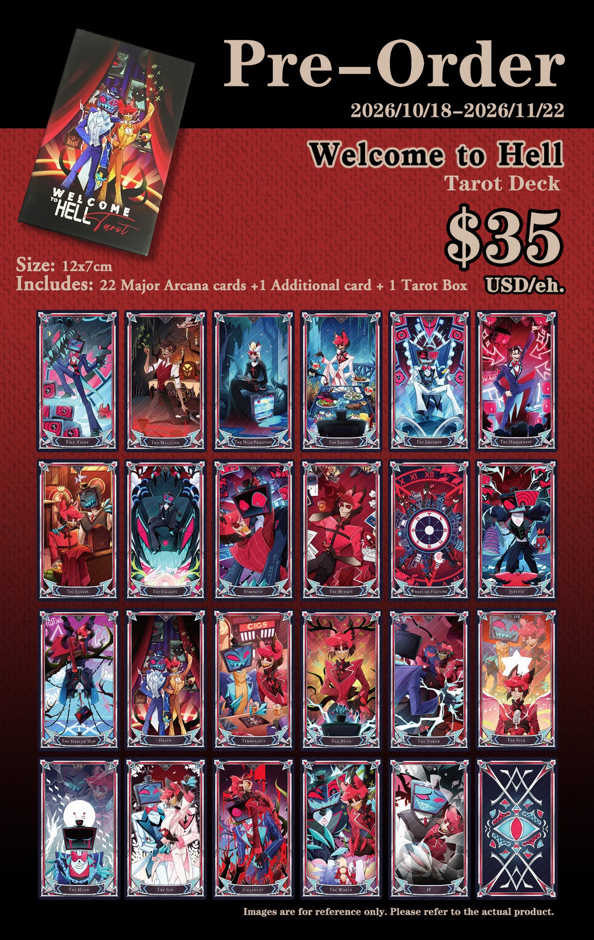 [Pre-order] HH Voxal Tarot Deck