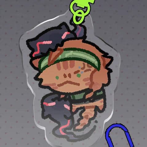 Val Wounded Agent Kittens Mini Acrylic Charms