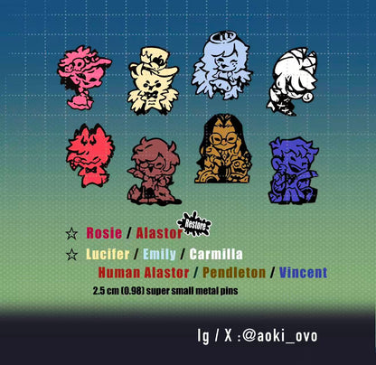 [Pre-order] HH small metal pins