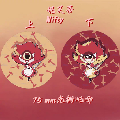 Lenticular Metal Badge