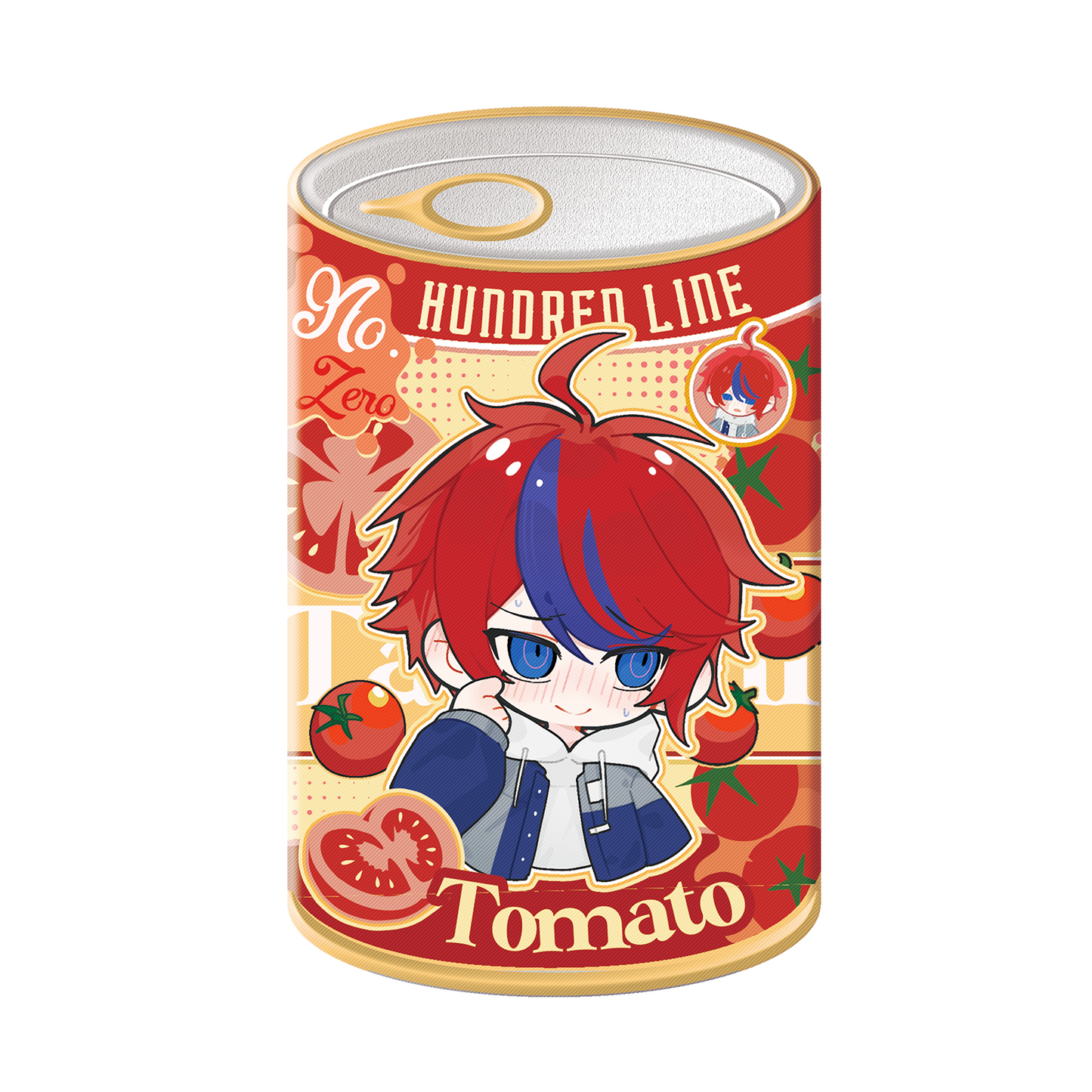 [In-stock]-The Hundred Line Can-shaped Badge