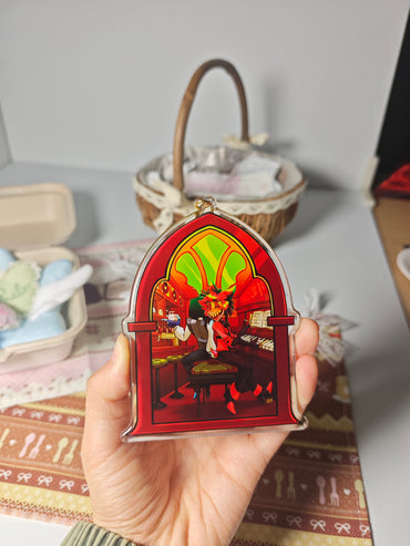 [pre-order]SparksDuo Bar Date Double-sided Acrylic Charm
