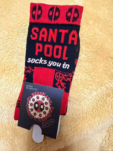Dp fan-made content Christmas socks