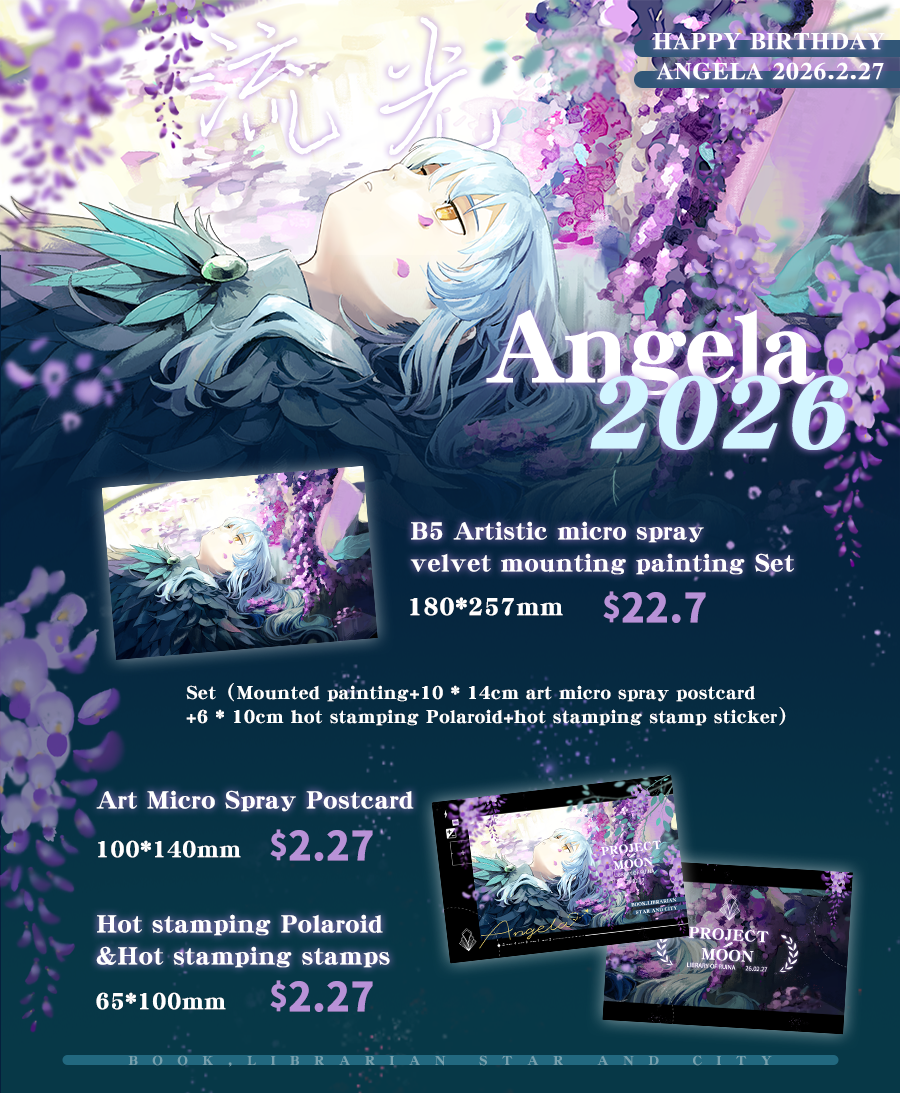 Angela Birthday Special Giclée Decorative painting set