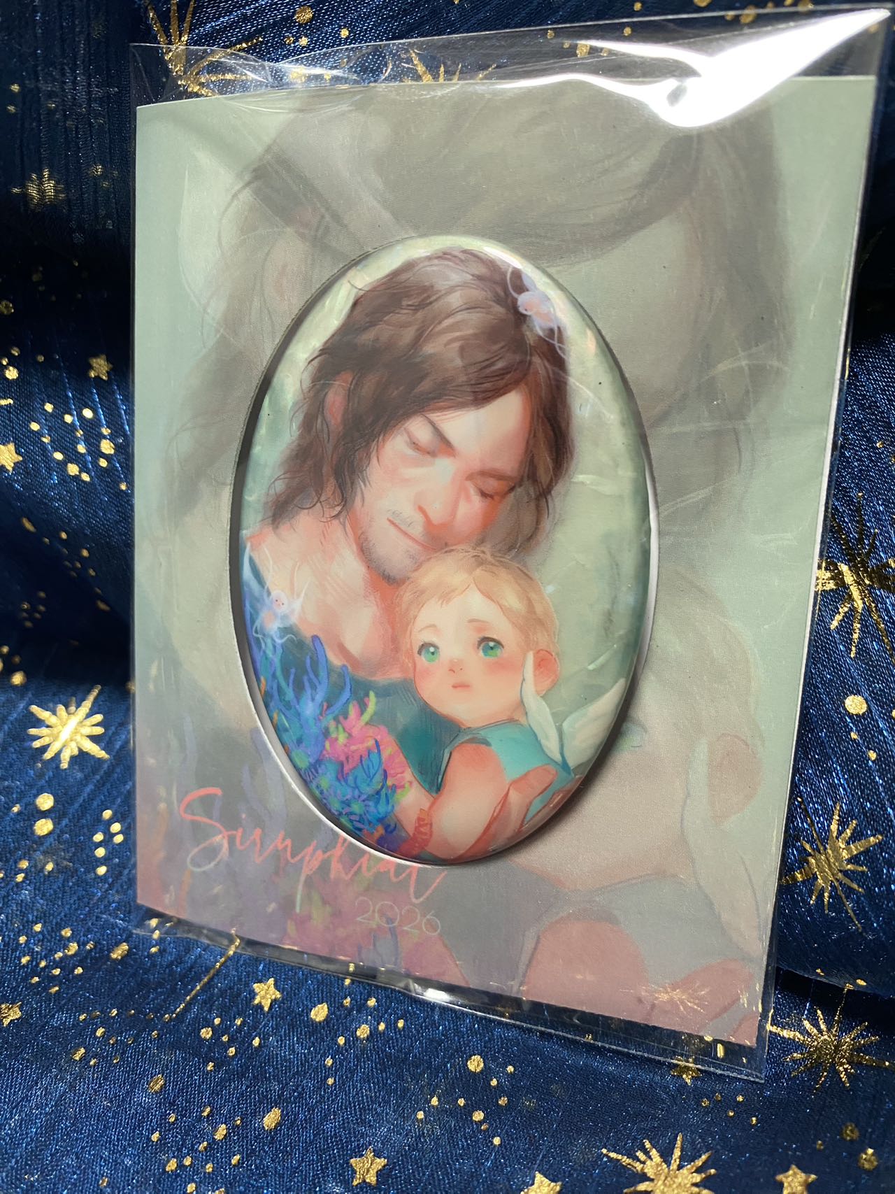 Sam&Lou Acrylic Crystal-badge
