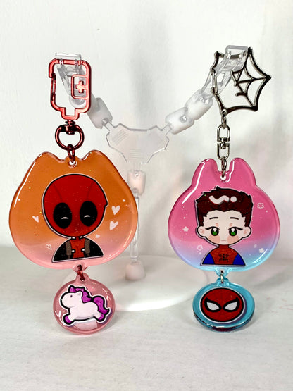 Spideypool Keychain