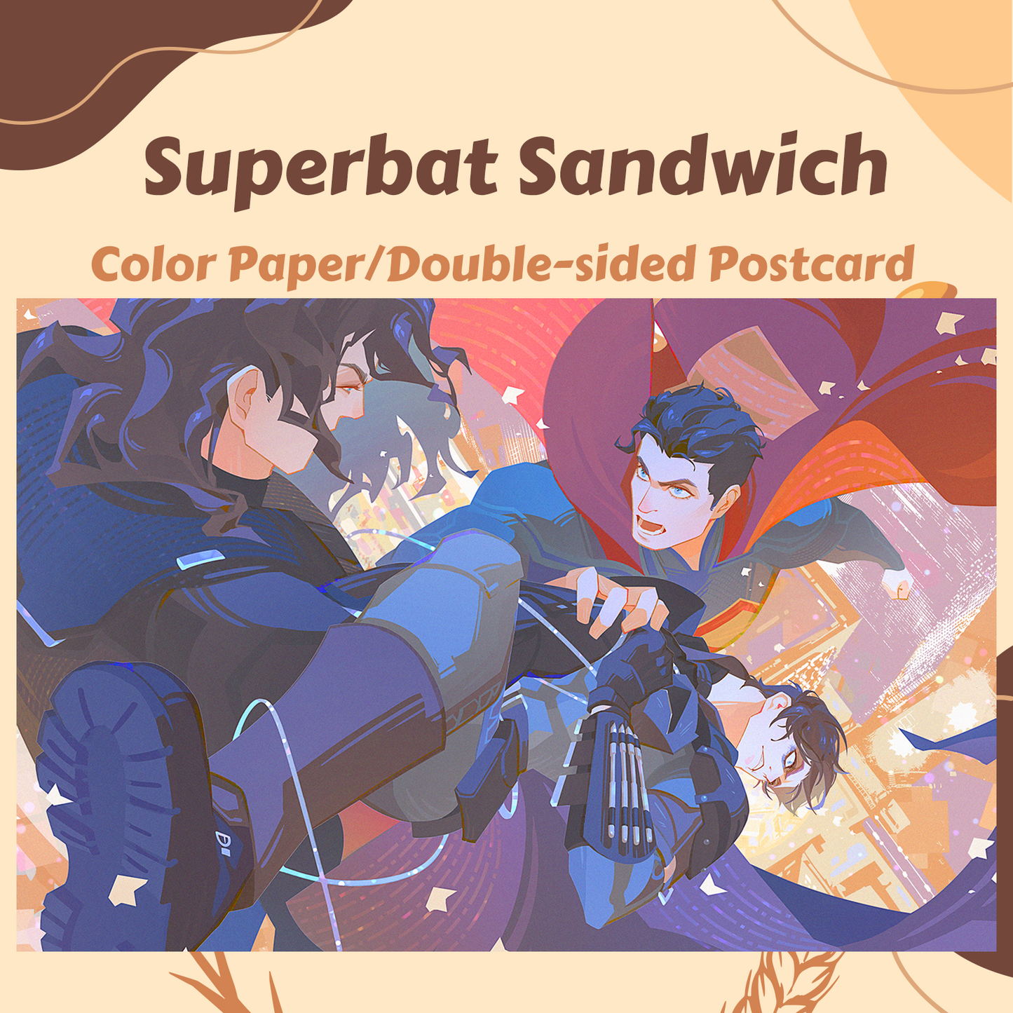 Superbat Sandwich Postcard/Color Paper