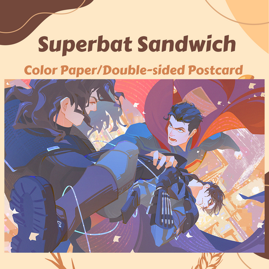 Superbat Sandwich Postcard/Color Paper