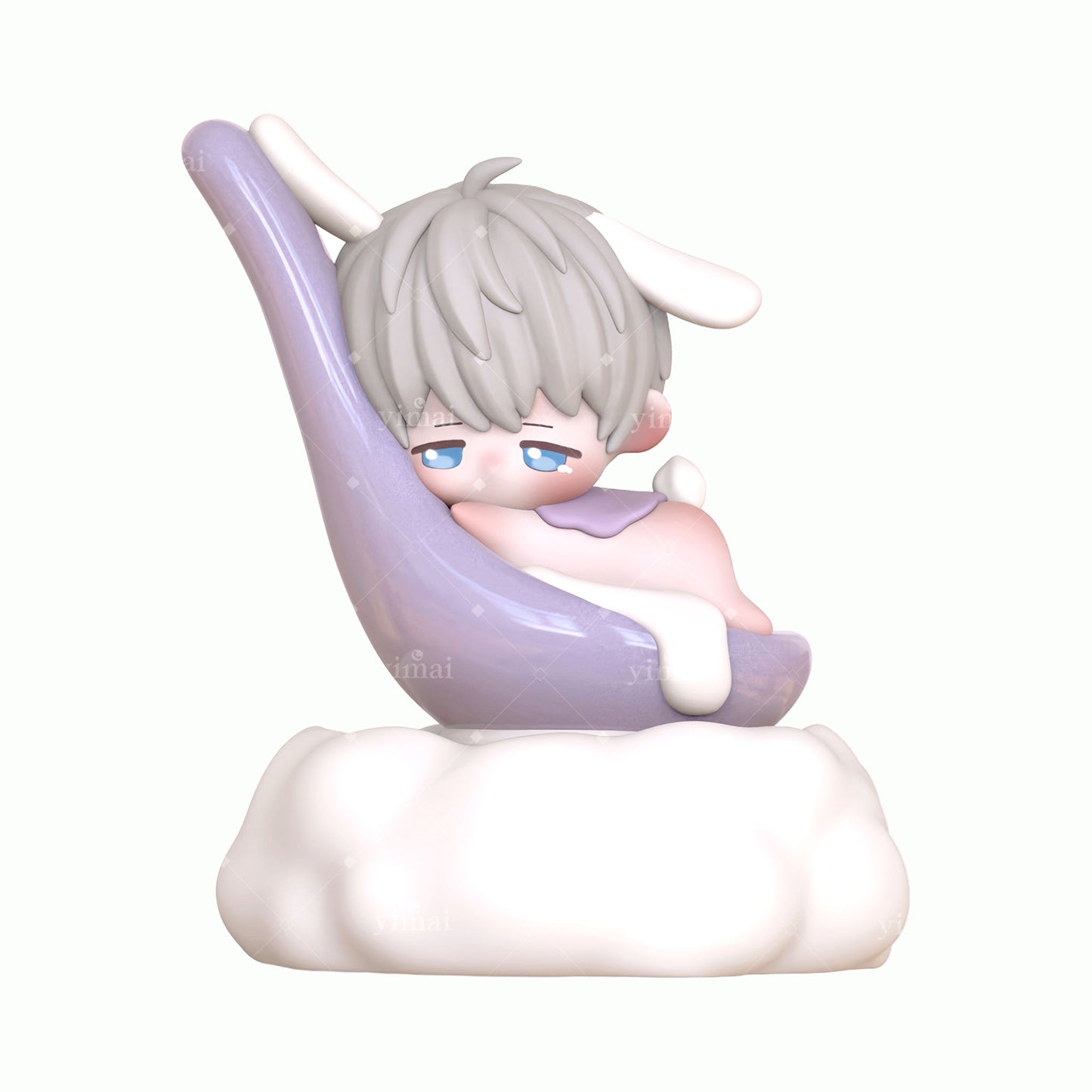 [Pre-order] Rotatable Glutinous Rice Ball Lying Chibi Figure