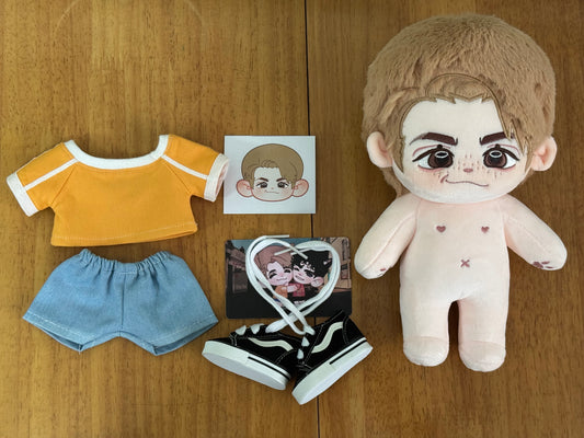 [In-stock]20cm Yellow t-shirt version set