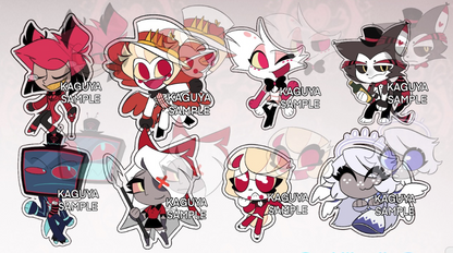 Face-Swiping Acrylic Keychain