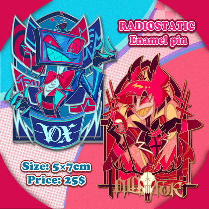[Pre-order]RADIOSTATIC Enamel pin