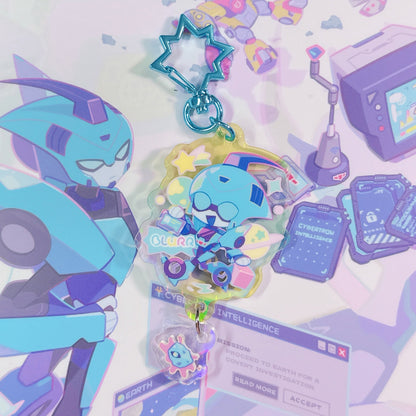 Shockwave and Blurr Acrylic Charm