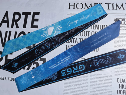 [In-stock]F1 drivers' skinny scarf ribbon
