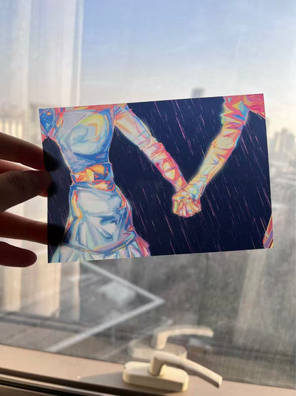 [Pre-order] ARCANE Caitvi Photo cards with a cinematic film light and shadow effect