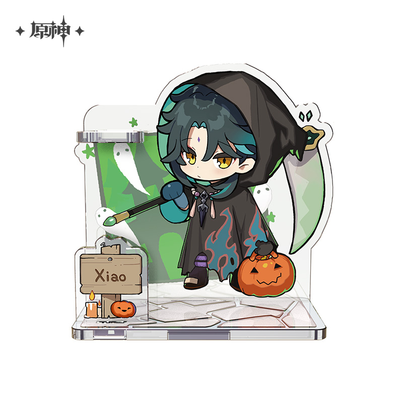 [Genshin Impact – Spooky Disguise Series] Xiao – Acrylic Pen Stand