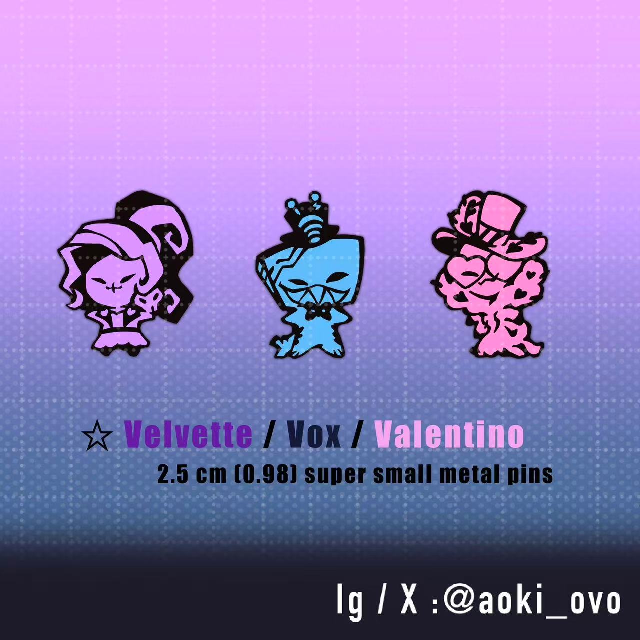 [Pre-order] HH small metal pins 3v